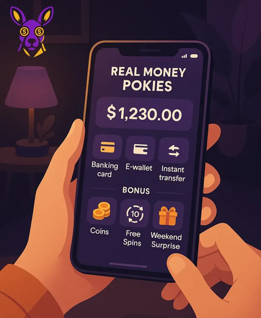 real money pokies app
